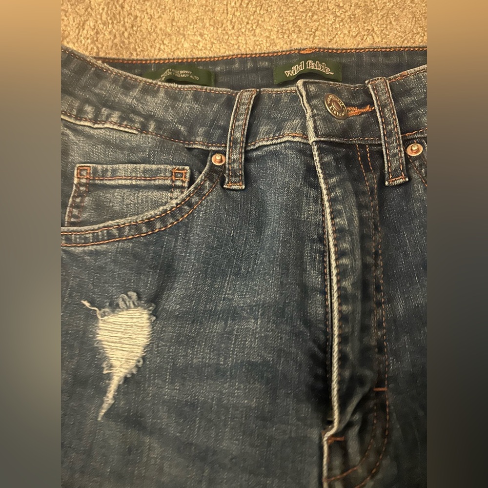 Wild and fable ripped jeans, size 2 never worn